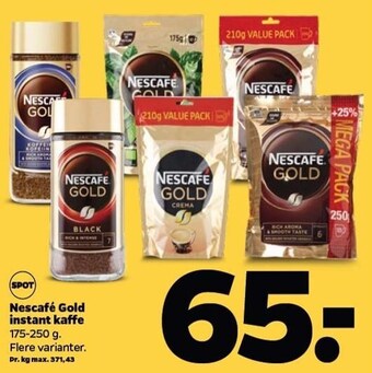 Netto Nescafé Gold instant kaffe tilbud