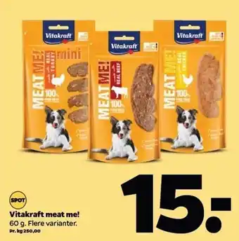 Netto Vitakraft meat me! - Flere varianter tilbud
