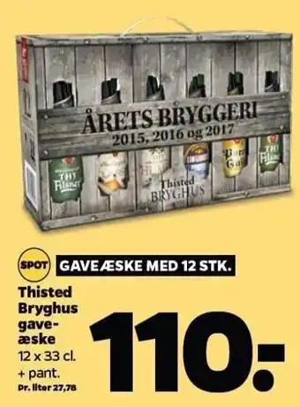 Netto Thisted Bryghus gaveæske tilbud
