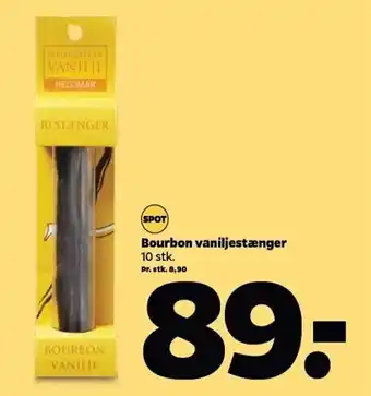 Netto Bourbon vaniljestænger 10 stænger tilbud