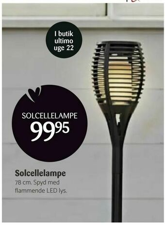 Kop & Kande Solcellelampe tilbud