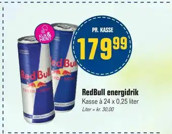 Otto Duborg RedBull energidrik tilbud