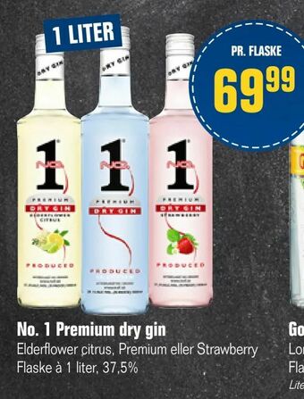 Otto Duborg No. 1 Premium dry gin tilbud