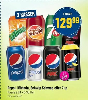 Otto Duborg Pepsi, Mirinda, Schwip Schwap eller 7up tilbud