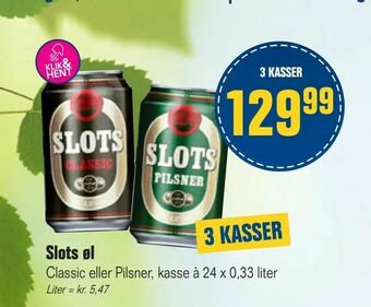 Otto Duborg Slots øl tilbud