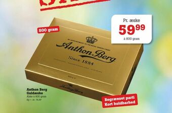 Poetzsch Padborg Anthon Berg Guldæske tilbud