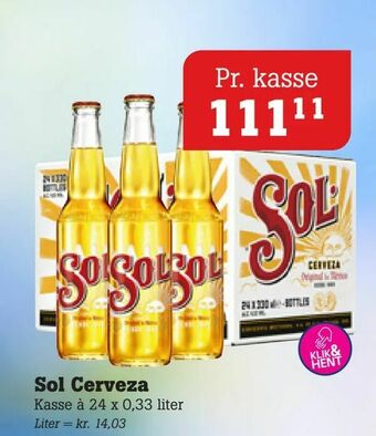 Poetzsch Padborg Sol Cerveza tilbud