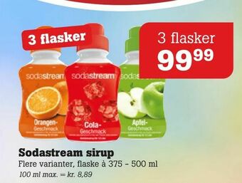 Poetzsch Padborg Sodastream sirup tilbud