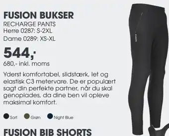 Sportigan Fusion Bukser Til Voksne tilbud