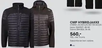 Sportigan CMP HybridJakke Voksne tilbud