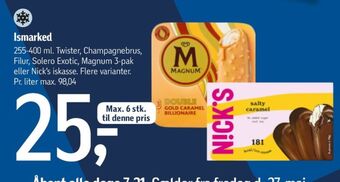 Føtex Magnum ispinde tilbud