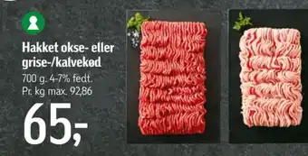 Føtex Princip hakket oksekød tilbud