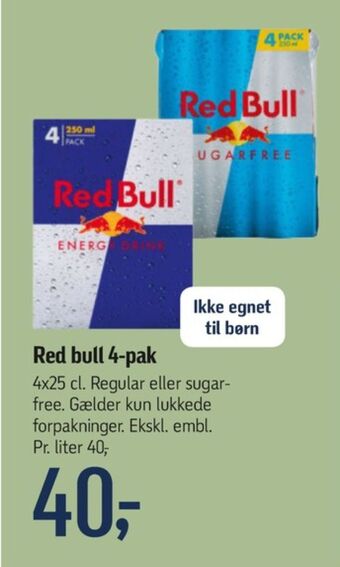 Føtex Red bull energidrik tilbud