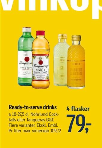 Føtex Tanqueray rtd-cider tilbud