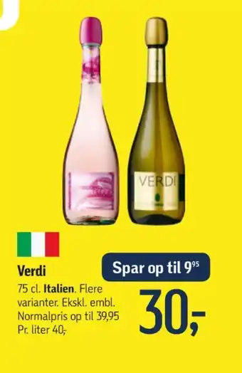 Føtex Tanqueray italiensk mousserende vin tilbud