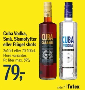 Føtex Cuba vodka tilbud