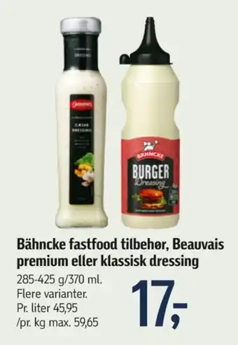 Føtex Bähncke dressing tilbud