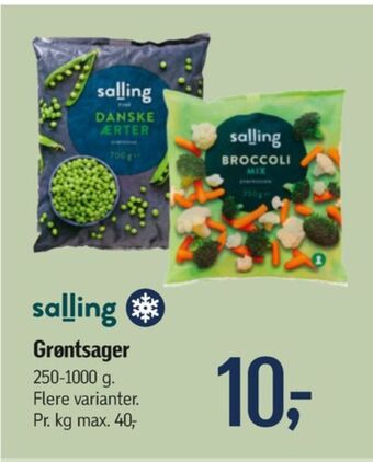 Føtex Salling grøntsager tilbud