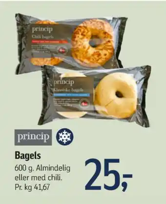 Føtex Princip bagels tilbud