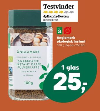 Kvickly Änglamark instant kaffe tilbud