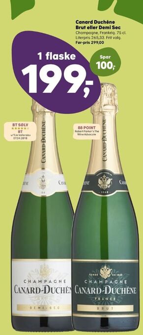 Canard-duchene champagne