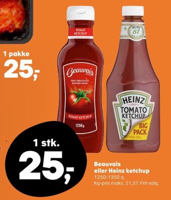 Kvickly Beauvais ketchup tilbud