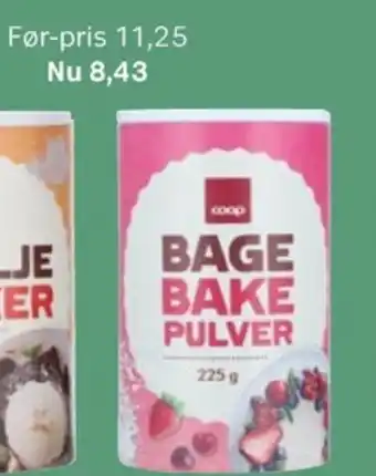 Kvickly Coop bagepulver tilbud