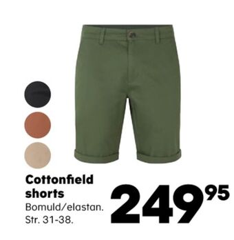 Kvickly Cottonfield shorts tilbud