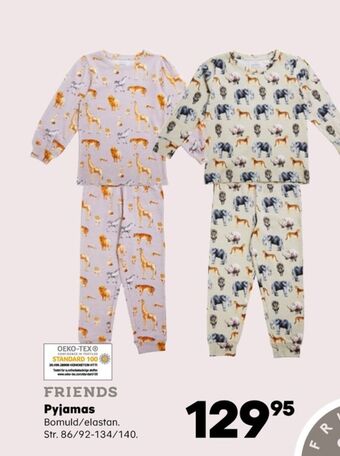 Kvickly Friends pyjamas tilbud