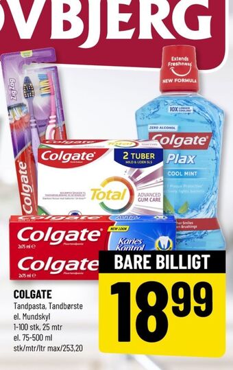Løvbjerg Colgate tandpasta tilbud