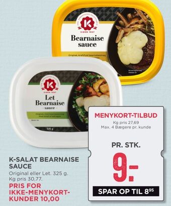MENY K-salat sauce flydende tilbud
