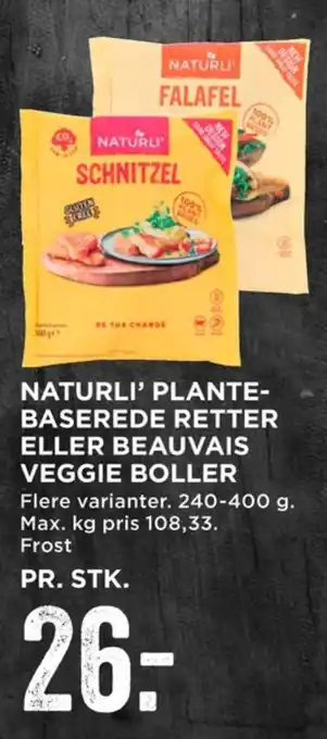 MENY Naturli' vegetarmad tilbud