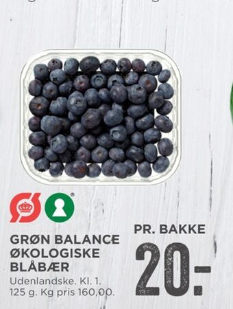 MENY Grøn balance blåbær tilbud
