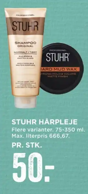 MENY Stuhr shampoo tilbud