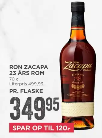 MENY Ron zacapa rom tilbud