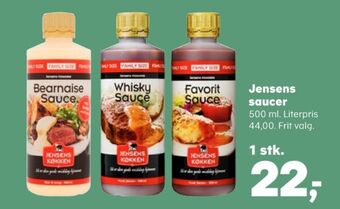 SuperBrugsen Jensens køkken sauce flydende tilbud