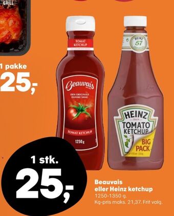 SuperBrugsen Heinz ketchup tilbud