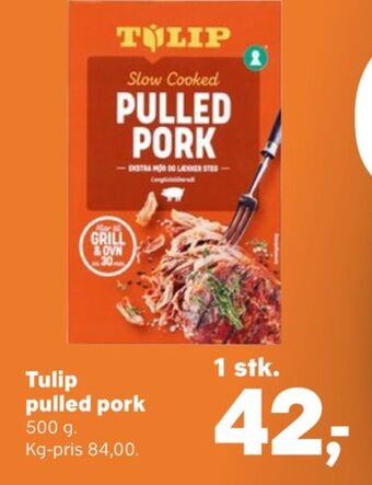 SuperBrugsen Tulip pulled pork tilbud