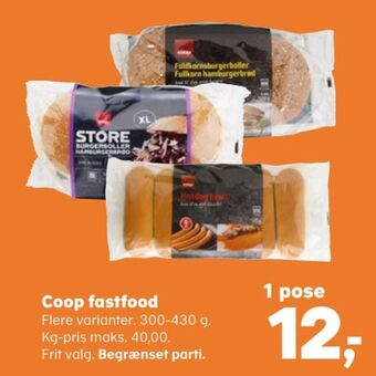 SuperBrugsen Coop pølsebrød tilbud