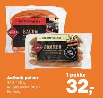 SuperBrugsen Aalbæk specialiteter pølser tilbud