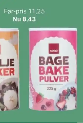 SuperBrugsen Coop bagepulver tilbud