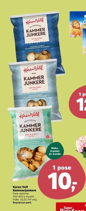 SuperBrugsen Karen volf kammerjunkere tilbud