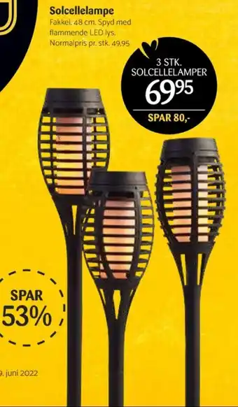 Kop & Kande Wmf solcellelampe tilbud