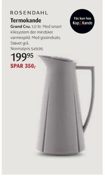 Kop & Kande Rosendahl termokande tilbud