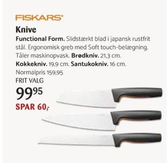 Kop & Kande Fiskars kniv tilbud
