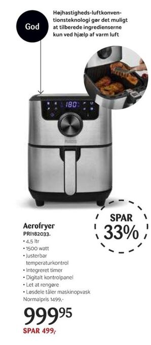 Kop & Kande Princess airfryer tilbud