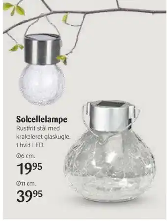Kop & Kande Morsø solcellelampe tilbud