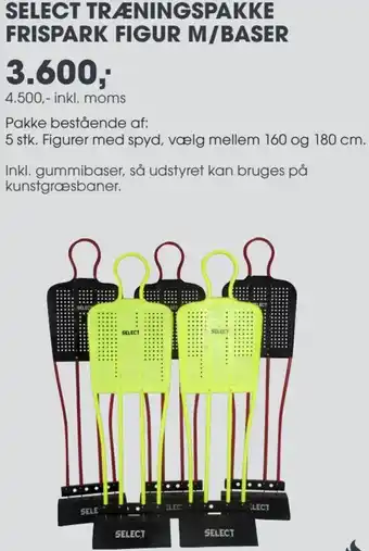 Select Træningspakke Frispark Figur M/Baser