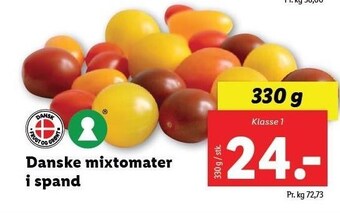 Lidl Danske mixtomater i spand tilbud
