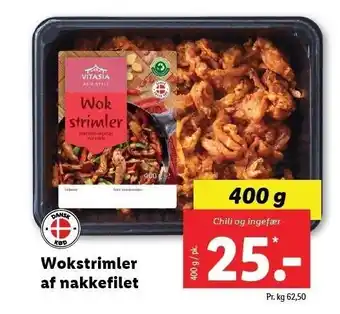 Wokstrimler af nakkefilet